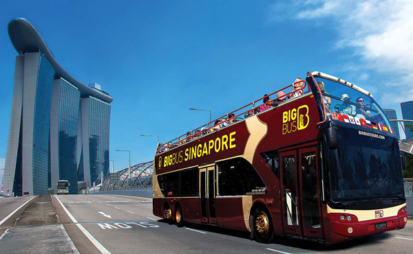 Экскурсионные автобусы Hop-On Hop-Off в Сингапуре
